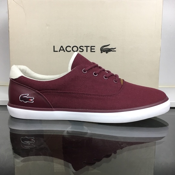 Lacoste | Shoes | Lacoste Burgundy 